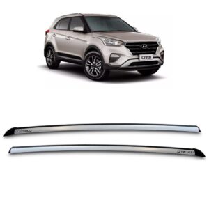 Longarina De Teto Aluminio Para Hyundai Creta Prata