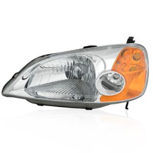 Farol Honda Civic 2001 2002 2003 Pisca Ambar 1ª Linha - Esquerdo/motorista