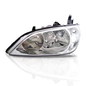 Farol Civic 2004 2005 2006 Cromado Foco Duplo 1ª Linha Esquerdo/motorista