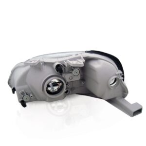 Farol Para Honda Civic 1999 2000 Lente Lisa 1ª Linha - Esquerdo/motorista