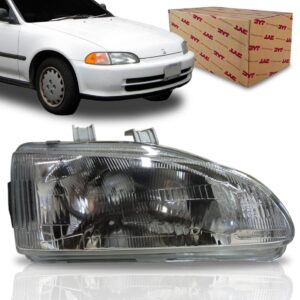Farol Civic Hatch 1992 1993 1994 1995 Foco Simples 1ª Linha Direito/passageiro