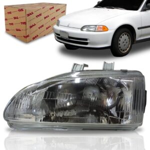 Farol Civic Hatch 1992 1993 1994 1995 Foco Simples 1ª Linha Esquerdo/motorista