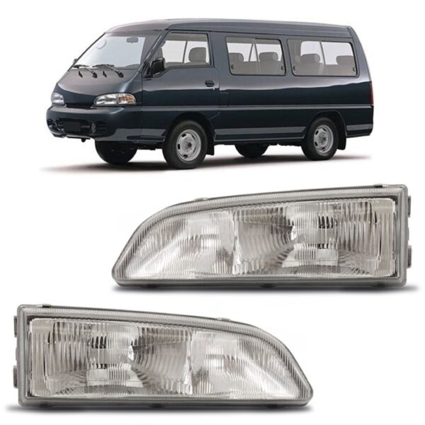 Farol Principal Para H100 1995 A 1996 Cromado Lado Esquerdo Lado Esquerdo