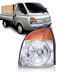 Farol Hr 2004 2005 2006 2007 08 09 10 2011 Cromado 1ª Linha Esquerdo/motorista