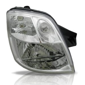 Farol Picanto 2005 2006 2007 2008 Cromado 1ª Linha - Direito/passageiro