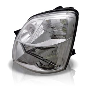 Farol Picanto 2005 2006 2007 2008 Cromado 1ª Linha - Esquerdo/motorista