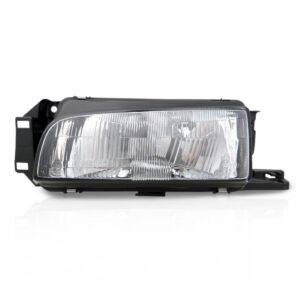 Farol Mazda Protege Cromado 1989 A 1994 1ª Linha - Esquerdo/motorista