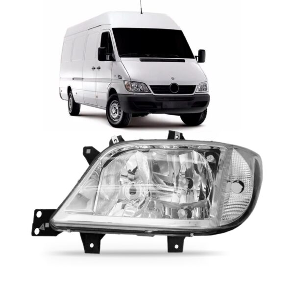 Farol Sprinter 03 04 2005 2006 2007 2008 2009 10 11 1ª Linha Esquerdo/motorista