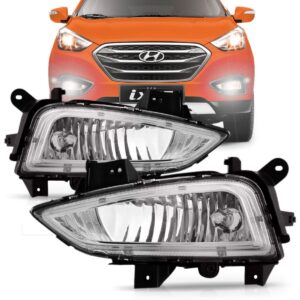 Farol Milha Auxiliar Ix35 2015 2016 2017 2018 2019 1ª Linha Cristal Ld