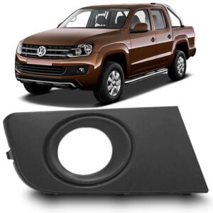 Moldura Milha Auxiliar Amarok 2010 Até 2016 Com Furo Lado Direito