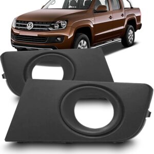 Moldura Milha Auxiliar Amarok 2010 Até 2016 Com Furo Lado Direito