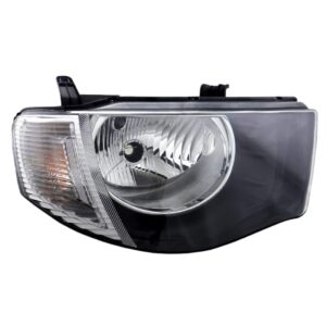 Farol L200 Triton 08 09 10 2011 2012 Mascara Negra 1ª Linha Direito/passageiro