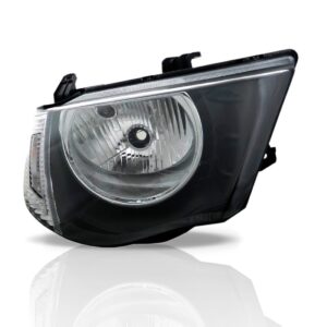 Farol L200 Triton 08 09 10 2011 2012 Mascara Negra 1ª Linha Esquerdo/motorista
