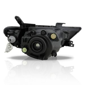 Farol L200 Triton 08 09 10 2011 2012 Mascara Negra 1ª Linha Esquerdo/motorista