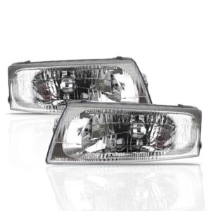 Farol Mitsubishi Lancer 98 1999 2000 01 Lente Lisa 1ª Linha - Esquerdo/motorista