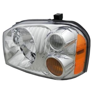 Farol Nissan Frontier 03 04 2005 2006 2007 Cromado 1ª Linha Direito/passageiro