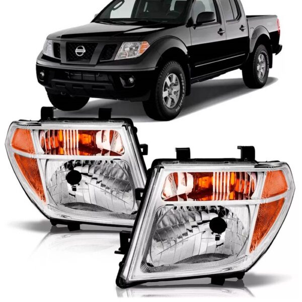 Farol Frontier Sel 08 09 10 11 Cromado Pisca Âmbar 1ª Linha - Esquerdo/motorista