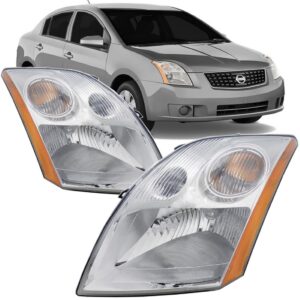 Farol Sentra 2007 2008 2009 2010 Cromado Lado Esquerdo