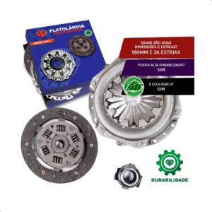 Kit De Embreagem Renault Clio 1.0 16v 2000 01 A 12 2013