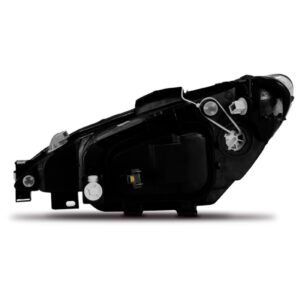 Farol Peugeot 206 2003/ Cromado Lente Lisa Foco Simples Lado Esquerdo