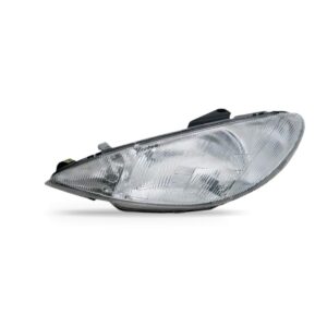 Farol Peugeot 206 1998 1999 2000 Lente Raiada Esquerdo