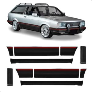 Jogo Friso Gol Quadrado 88... Adaptavel Gol Gts Preto