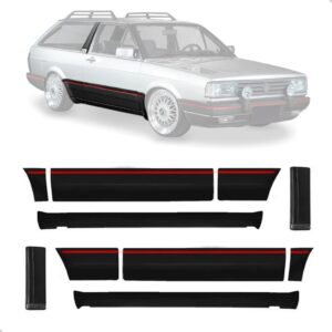 Jogo Friso Gol Quadrado 88... Adaptavel Gol Gts Preto