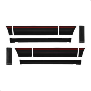 Jogo Friso Gol Quadrado 88... Adaptavel Gol Gts Preto