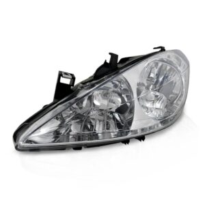 Farol Peugeot 307 2003 2004 2005 2006 Cromado 1ª Linha - Esquerdo/motorista