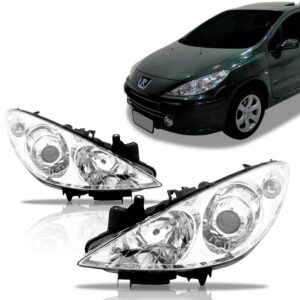 Farol Peugeot 307 2007 2008 09 10 11 2012 2013 1ª Linha Direito/passageiro