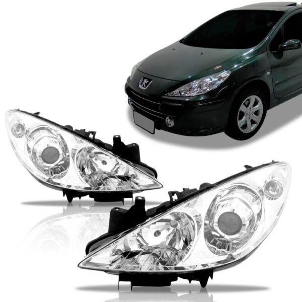 Farol Peugeot 307 2007 2008 09 10 11 2012 2013 1ª Linha Direito/passageiro