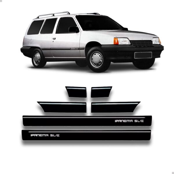 Friso Lateral Ipanema Sle 1989/98 C/ Plaqueta Contem 6 Peças