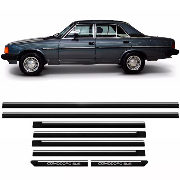 Friso Lateral Opala Comodoro Sle 1988 A 1990 4p