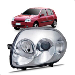 Farol Clio 2000 2001 2002 Foco Duplo 1ª Linha Esquerdo/motorista
