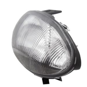 Farol Clio 1999 A 2001 Cromado Foco Simples 1ª Linha - Direito/passageiro