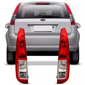 Lanterna Traseira Ford Fiesta Hatch 2008 A 2014 Bicolor Lado Direito