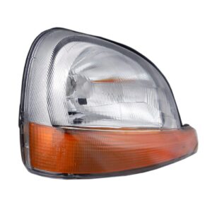 Farol Kangoo 1999 A 2005 Cromado C/pisca Ambar Ld Direito/passageiro