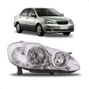Farol Toyota Corolla 2002 2003 2004 1ª Linha - Direito/passageiro