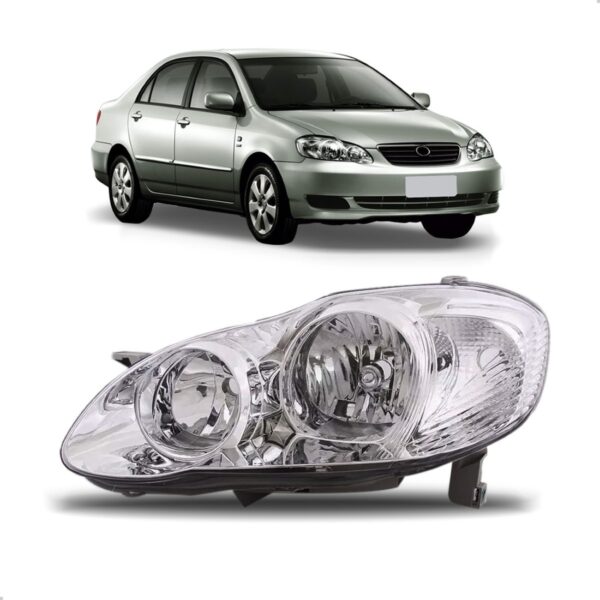Farol Toyota Corolla 2002 2003 2004 1ª Linha Esquerdo/motorista