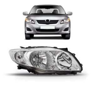 Farol Toyota Corolla 2008 2009 2010 2011 1ª Linha - Direito/passageiro