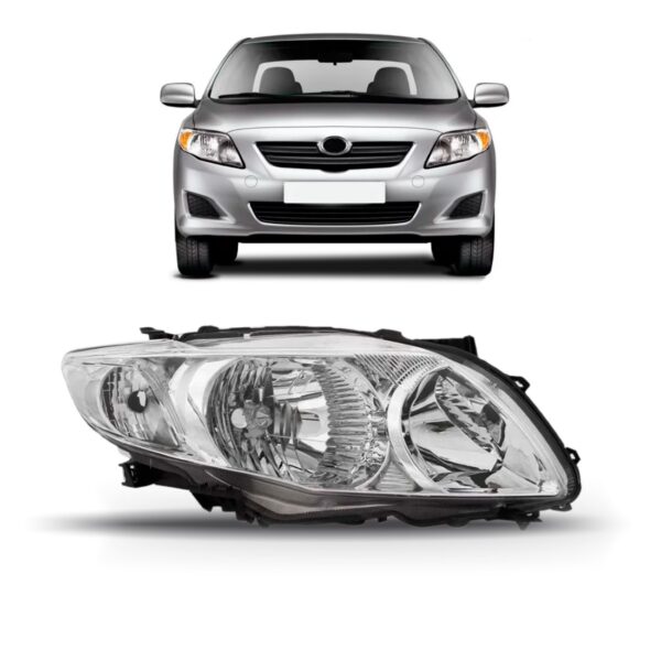 Farol Toyota Corolla 2008 2009 2010 2011 1ª Linha - Direito/passageiro