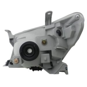 Farol Hilux Srv 2005 A 08 Cromado Foco Simple Pisca Ambar Ld Esquerdo/motorista