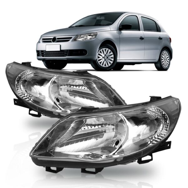 Farol Gol G5 Saveiro Voyage 09 10 11 12 13 14 Foco Simples Lado Esquerdo