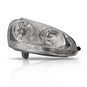 Farol Jetta 2005 2006 2007 2008 2009 2010 Cromado 1ª Linha Direito/passageiro