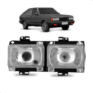 Farol Passat Pointer 1983 1984 1985 1986 1987 1988 Cromado Lado Direito
