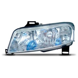 Farol Stilo 2002 A 2009 Cromado Sem Auxiliar Plug Quadrado Lado Esquerdo