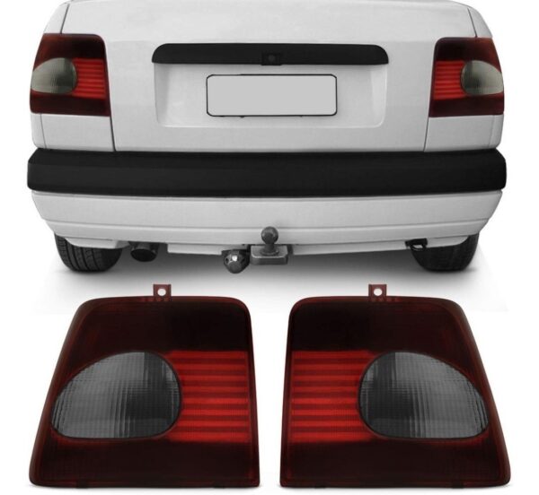 Lente Lanterna Traseira Tempra 1996 A 1999 Pingo Fume Oferta Lado Direito