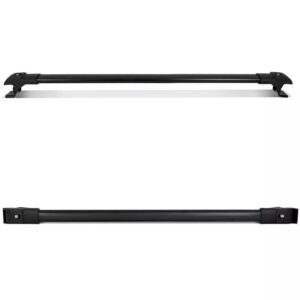 Travessa Bagageiro De Teto T-cross Tcross Volks  Slim Preta Preto