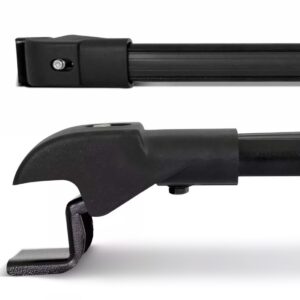 Travessa Bagageiro De Teto T-cross Tcross Volks  Slim Preta Preto