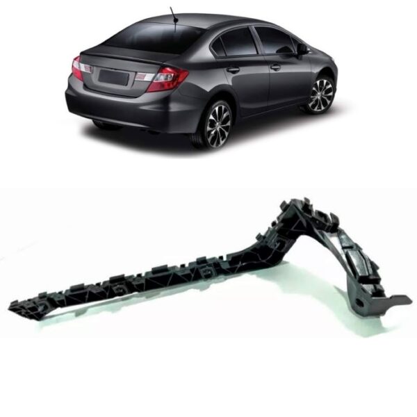 Suporte Guia Parachoque Traseiro Honda Civic 2012 A 2016 Lado Direito